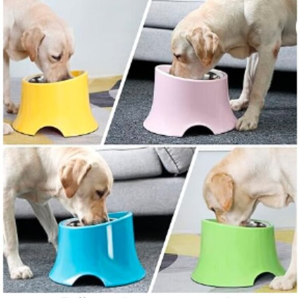 SUPER DESIGN ELEVATED DOG BOWL RAISED DOG FEEDER - Picture 7 of 9